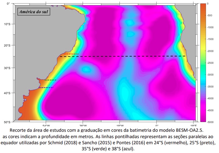 Modelo climático brasileiro avalia correntes oceânicas com assertividade