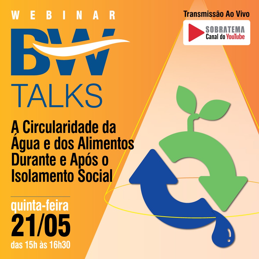 Webinar BW Talks: circularidade da água e dos alimentos