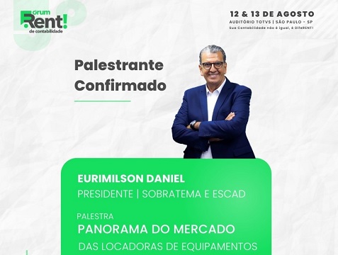 Vice-presidente da Sobratema participa do Fórum Rent