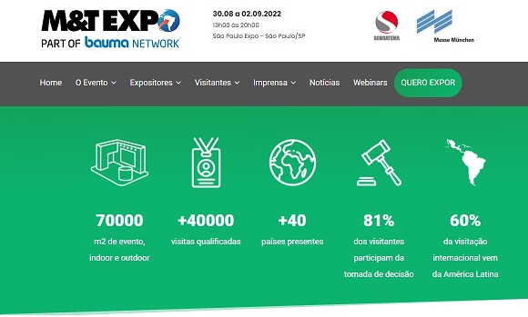 M&T Expo lança plataforma digital e aplicativo para expositores