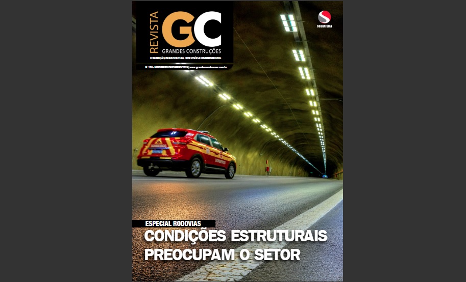 Revista Grandes Construções apresenta cenário das rodovias brasileiras
