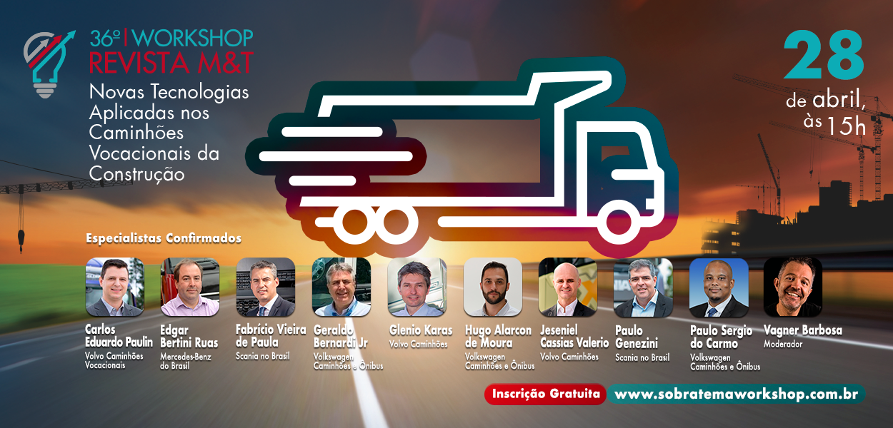 Workshop ressalta os benefícios das novas tecnologias para caminhões vocacionais da construção