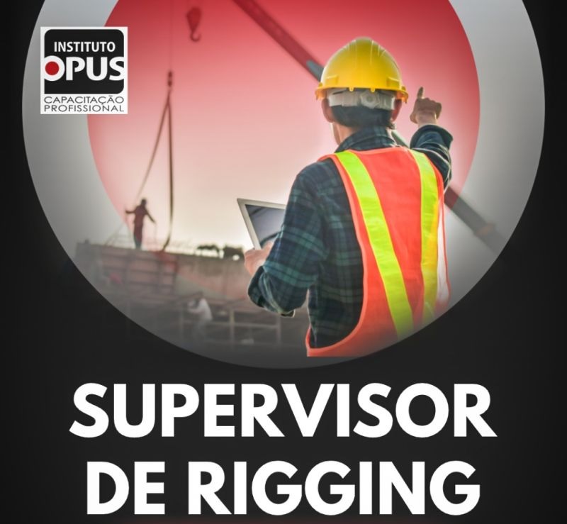 Curso de Supervisor de Rigging do Instituto Opus será realizado em dezembro